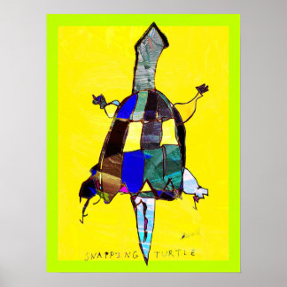 Snappande sköldpadda 18 x 24 poster