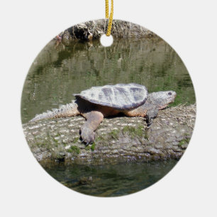 Snapping Turtle Julgransprydnad Keramik