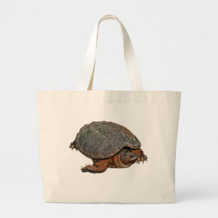 Snapping Turtle Terrapin-älskare Gift Jumbo Tygkasse