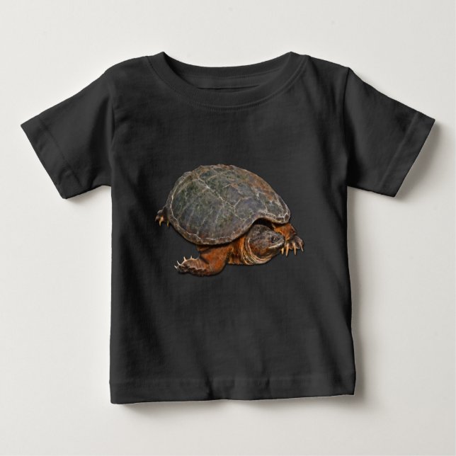 Snapping Turtle Terrapin-älskare Gift T-shirt (Framsida)