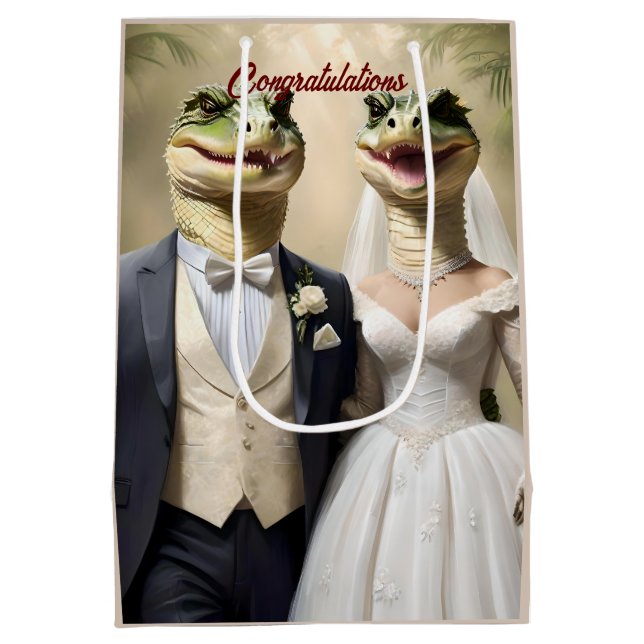 "Snappning upp Kärlek: A Crocodilian Bröllop affai (Baksidan)