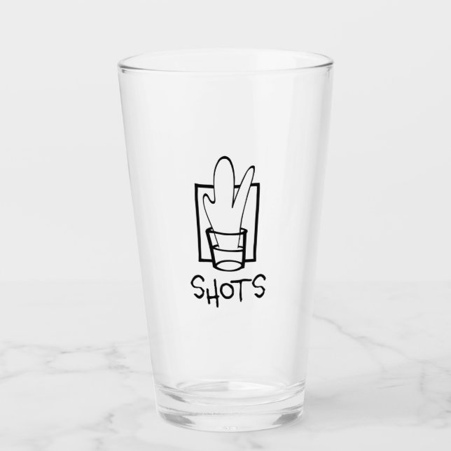 Snappsglas Tumbler Glaskopp (Framsida)
