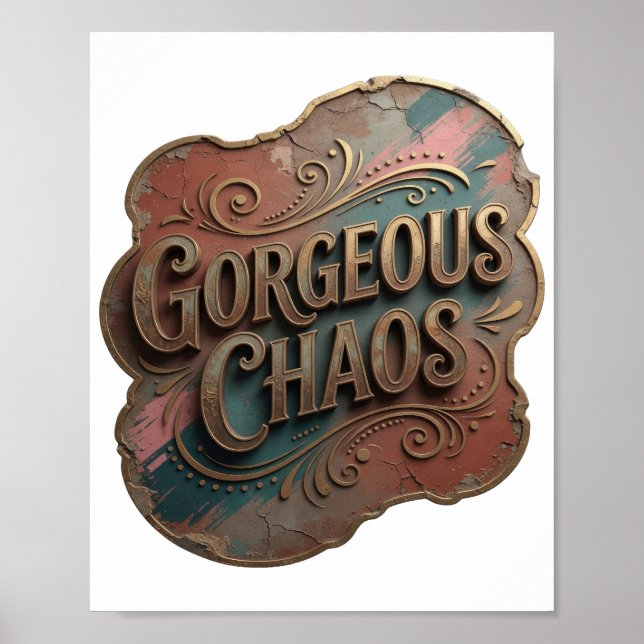 Snappy Gold STORTOSKANDE KAOS Poster (Framsidan)