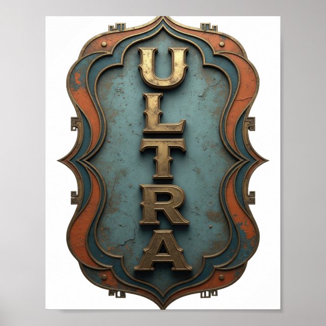 Snappy Gold ULTRA Modern Design Poster (Framsidan)