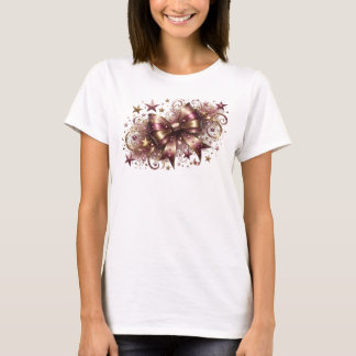 Snappy Red JULGLÄST Nadbara Konst T Shirt