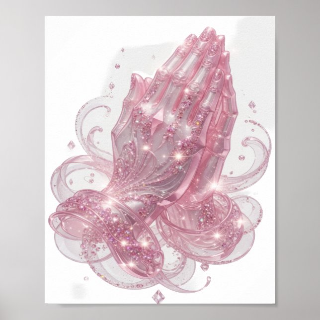 Snappy Rosa FALTNÄNDE Poster (Framsidan)