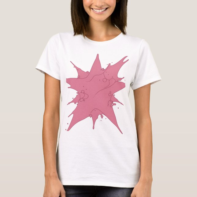 Snappy Rosa ROSA STänk Textdesign T Shirt (Framsida)