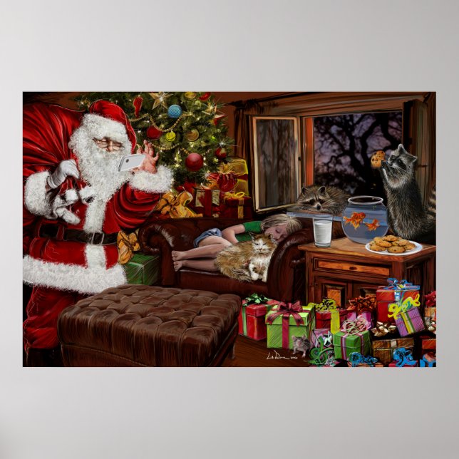 Snappy Santa Poster (Framsidan)
