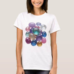 Snappy Silver GLASSY STARS Slogan T-shirt