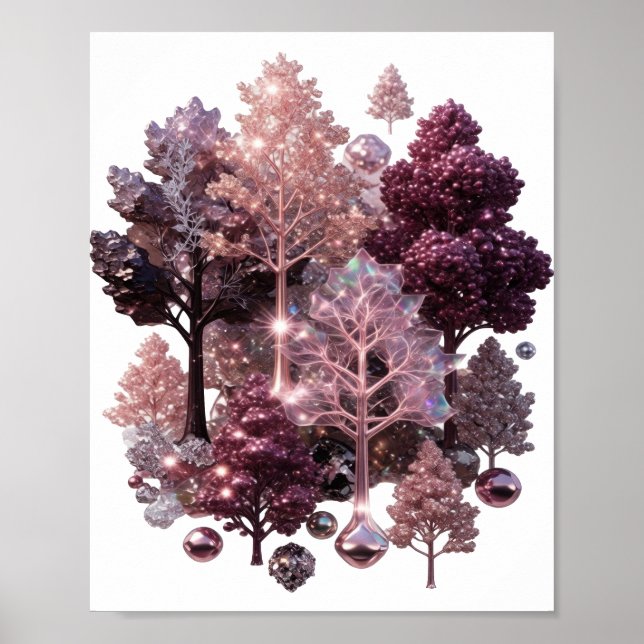 Snappy Silver LYSANDE TRÄD Poster (Framsidan)