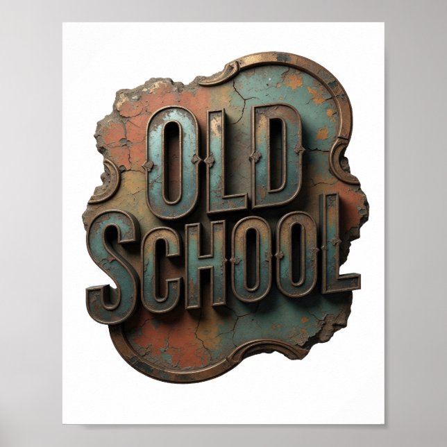 Snappy Silver OLD SCHOOL Tryck (Framsidan)