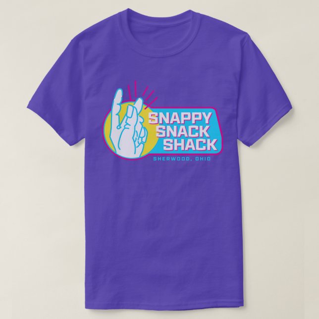 Snappy Snack Shack T Shirt (Design framsida)