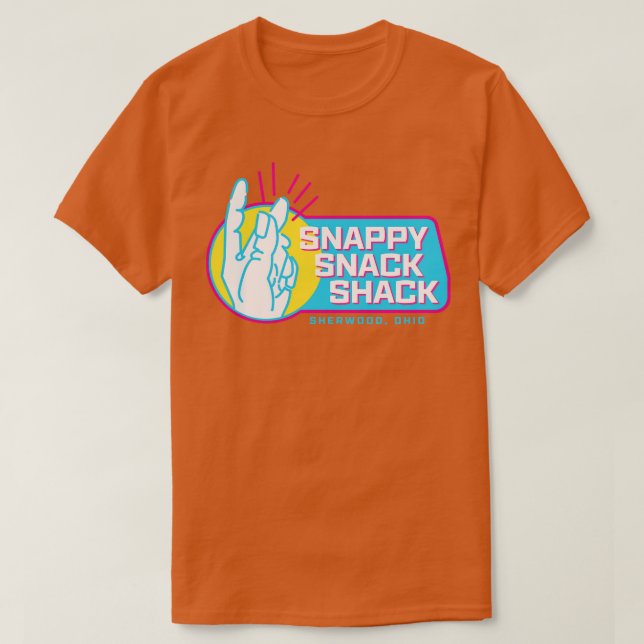 Snappy Snack Shack T Shirt (Design framsida)