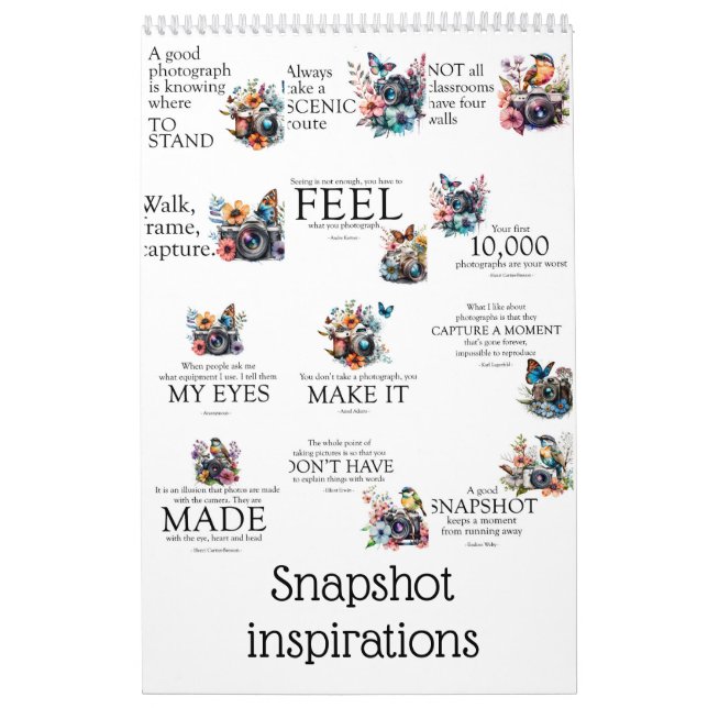 Snapshot-inspiration Kalender (Omslag)