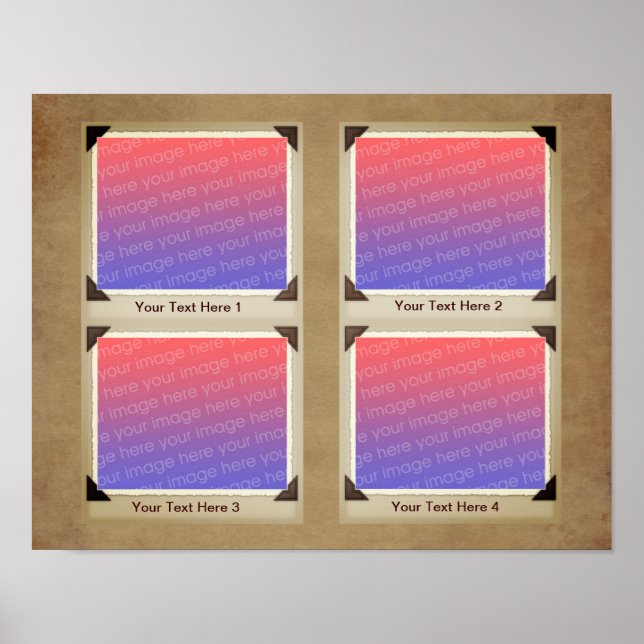 Snapshot Ram Skapar ditt eget foto Poster (Framsidan)