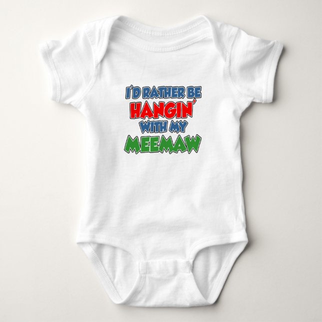 Snarare att byta med Meemaw T Shirt (Framsida)
