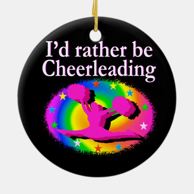 SNARARE BLI CHEERLEADING JULGRANSPRYDNAD KERAMIK (Baksidan)