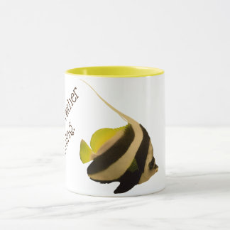 Snarare fiska Gult Mugg