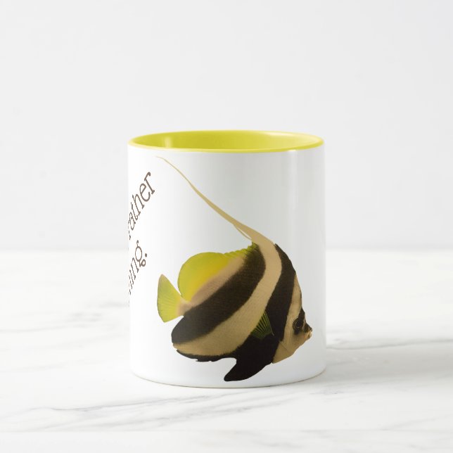 Snarare fiska Gult Mugg (Center)