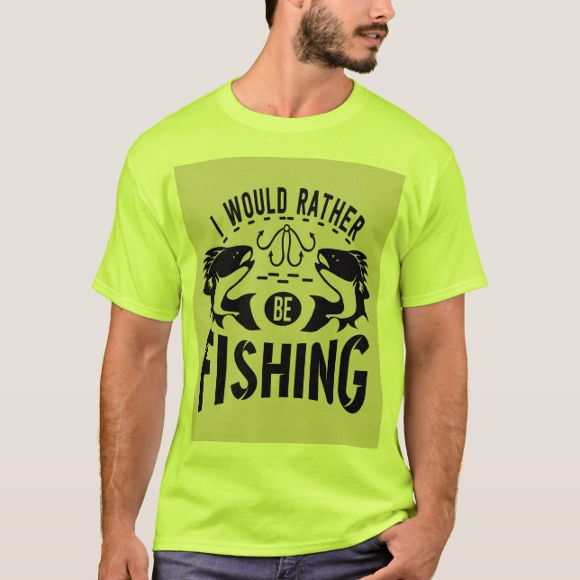 Snarare fiska Manar-Shirt - Angler Gift Tee (Framsida)