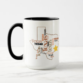 Snarare i Texas Ord Art Mugg
