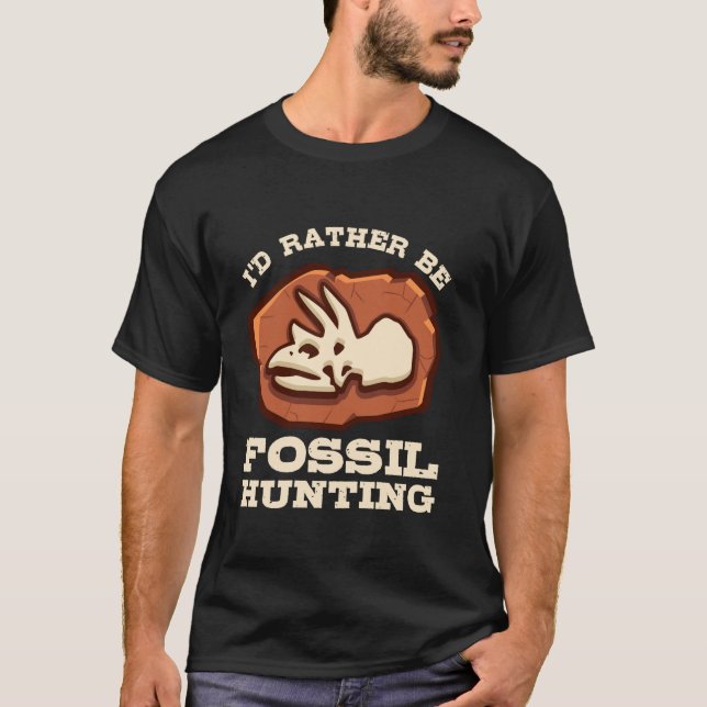 Snarare jakt på arkeologen arkeologi t shirt (Framsida)