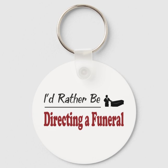 Snarare leda en begravning nyckelring (Framsida)