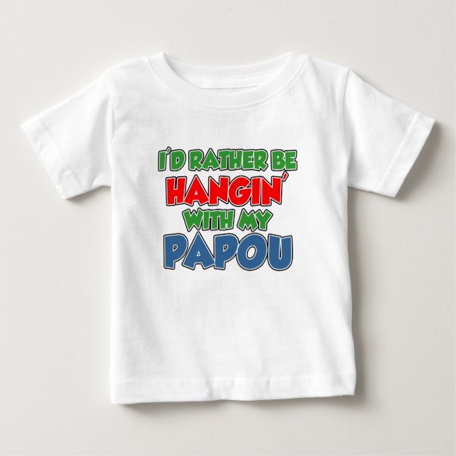 Snarare med Papou T Shirt (Framsida)