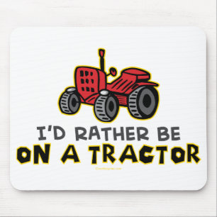 Snarare på en traktor musmatta