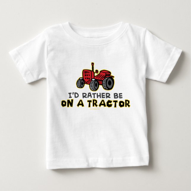 Snarare på en traktor tee shirt (Framsida)