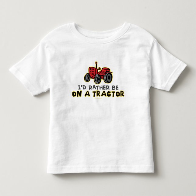 Snarare på en traktor tee shirt (Framsida)