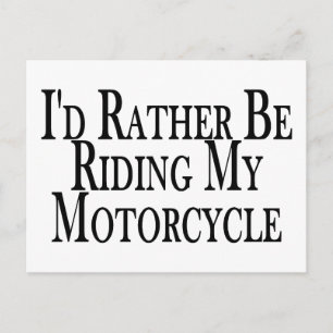 Snarare riva min motorcykel vykort