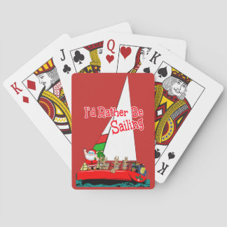 Snarare segling vid jul med Santa i Boat Casinokort