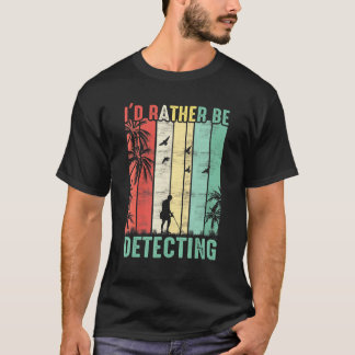 Snarare upptäcka upptäckten av Metall Hunter Retro T Shirt
