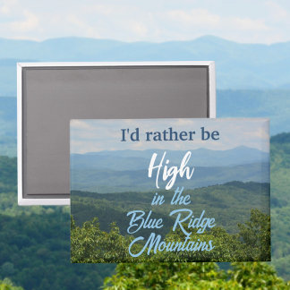 Snarare vara hög i Blue Ridge Mountains Travel Magnet