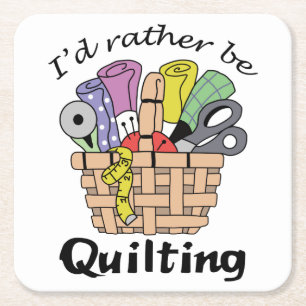 Snarare vara Quilting Underlägg Papper Kvadrat