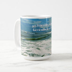 Snarare vid stranden Anpassningsbar Kaffemugg