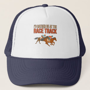 Snarare vid Tävling Track Horse Tävla Barrel Racer Keps