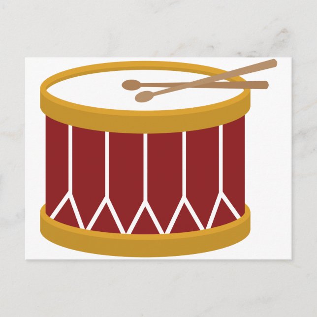Snare trumma vykort (Framsida)