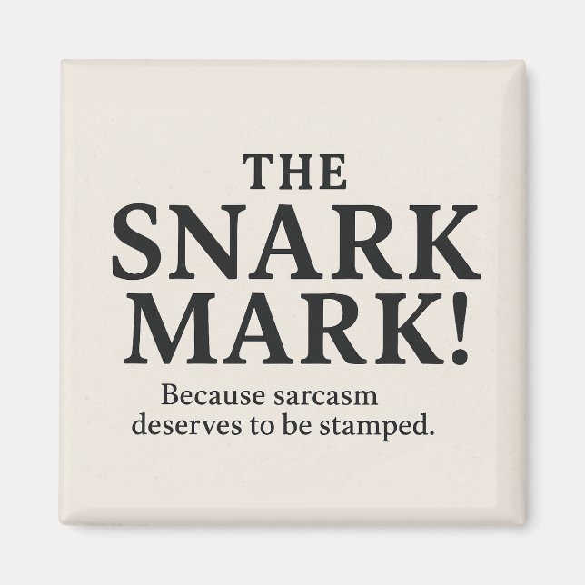SNARK-MÄRKEN! MAGNET (Framsidan)