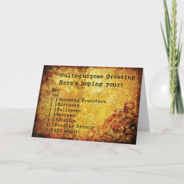 Snarkalicious Multi-Purpose Greeting Card Kort (Framsida)