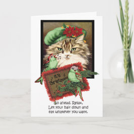 Snarkaliska julkort Spelar ingen roll du vill ha Helgkort