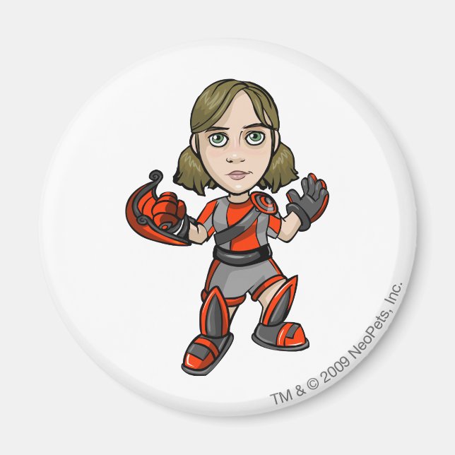 Snarkie Virtupets Space Station-personalspelare Magnet (Framsidan)