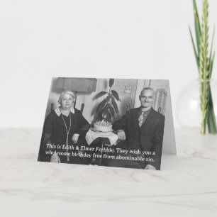 Snarkig födelsedagsfoto-kort kort