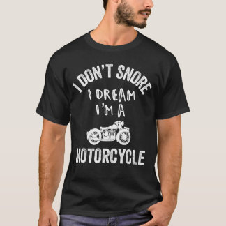 Snarkningmotorcykel som snarkar pappan, t shirt