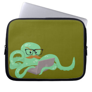 Snarktopus Internet Octopus Laptop sleeve