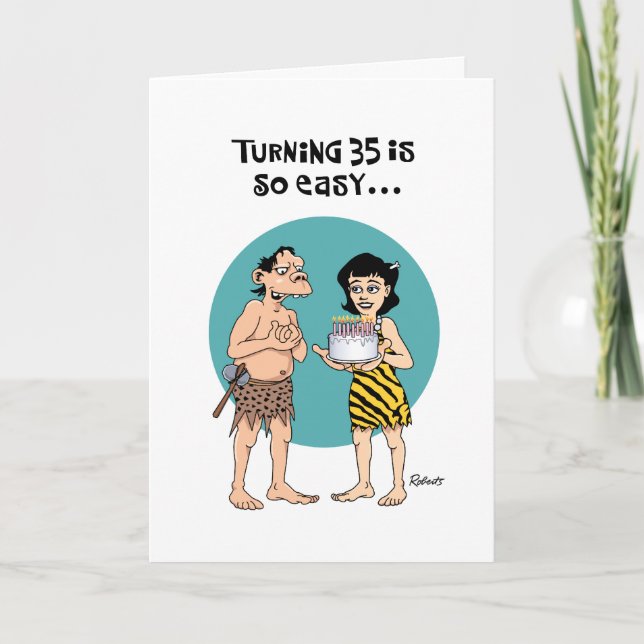 Snarky 35e Birthday Kort (Framsida)