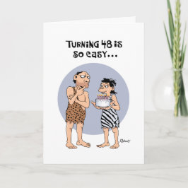 Snarky 48:e födelsedagskort kort