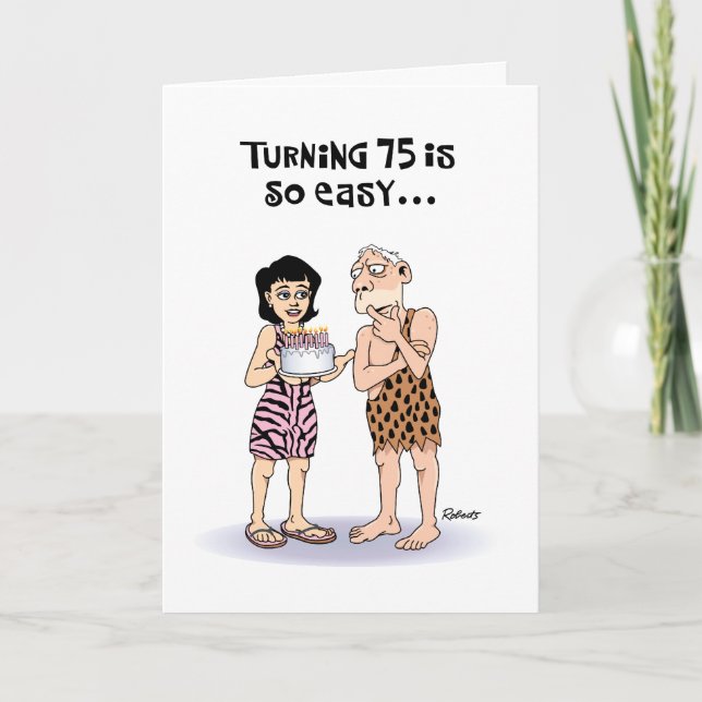 Snarky 75:e Birthday Kort (Framsida)