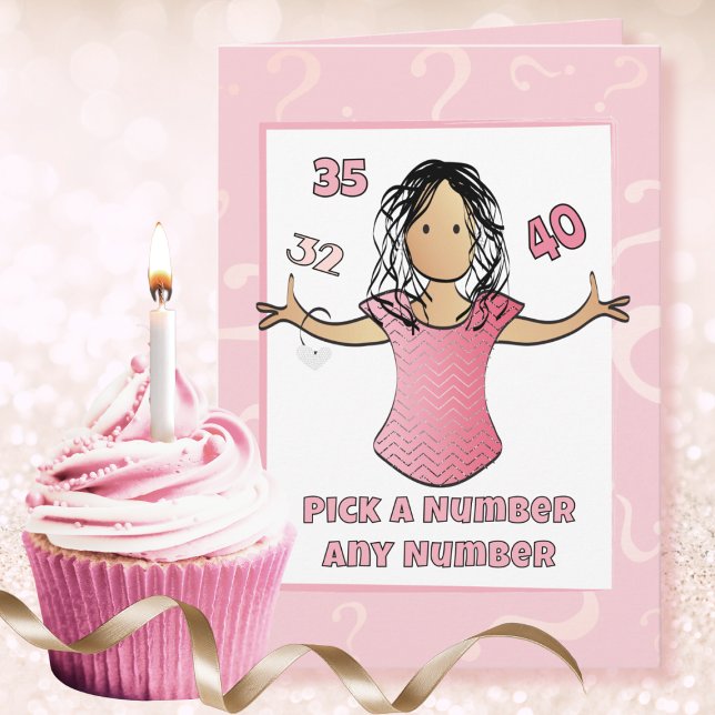 Snarky Anpassningsbar Birthday Card för henne Kort (Skapare uppladdad)